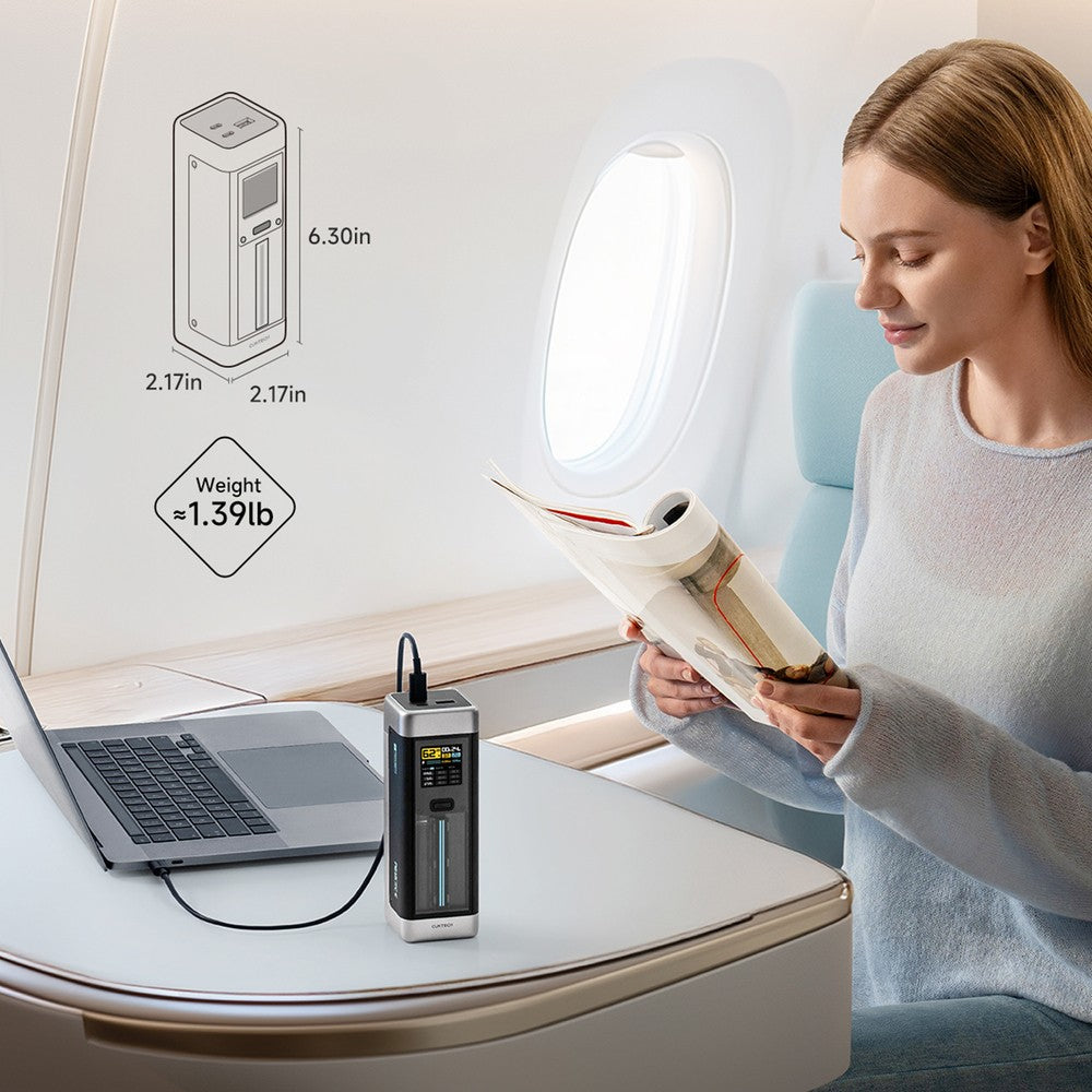 Powerbank Cuktech CUK00P23GLBK 210W 25000mAh Μαύρο | www.lightgear.gr