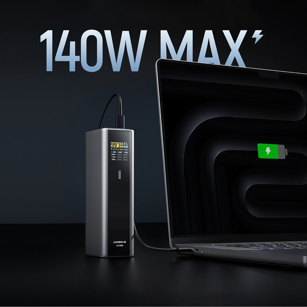 Powerbank Cuktech CKPB200UGLGR 210W 20000mAh Γκρι | www.lightgear.gr