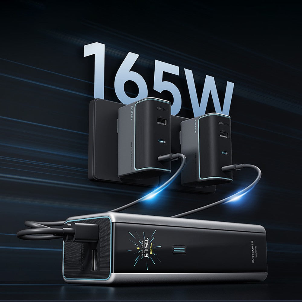 Powerbank Cuktech CKPB200UGLGR 210W 20000mAh Γκρι | www.lightgear.gr