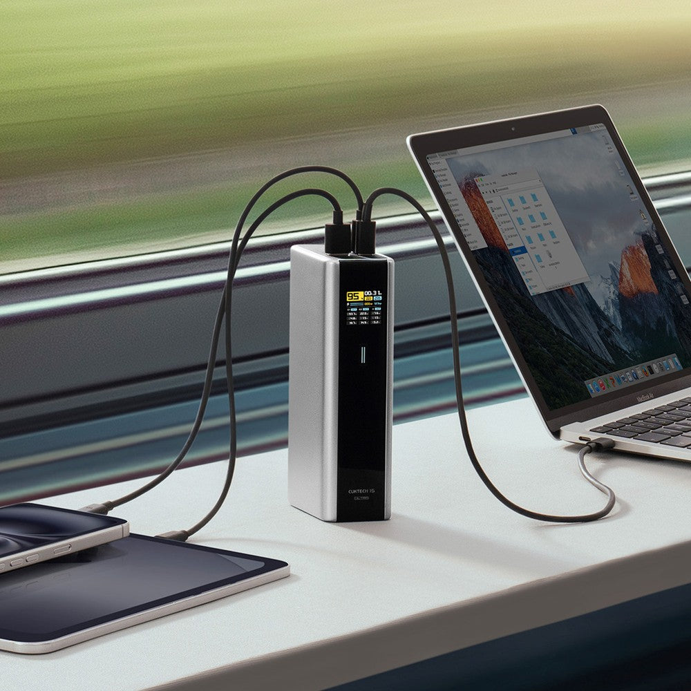 Powerbank Cuktech CKPB200UGLGR 210W 20000mAh Γκρι | www.lightgear.gr