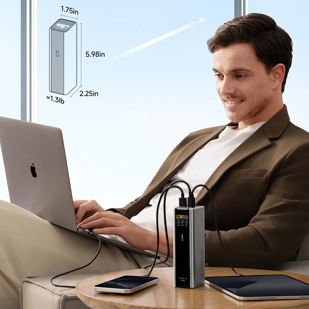 Powerbank Cuktech CKPB200UGLGR 210W 20000mAh Γκρι | www.lightgear.gr