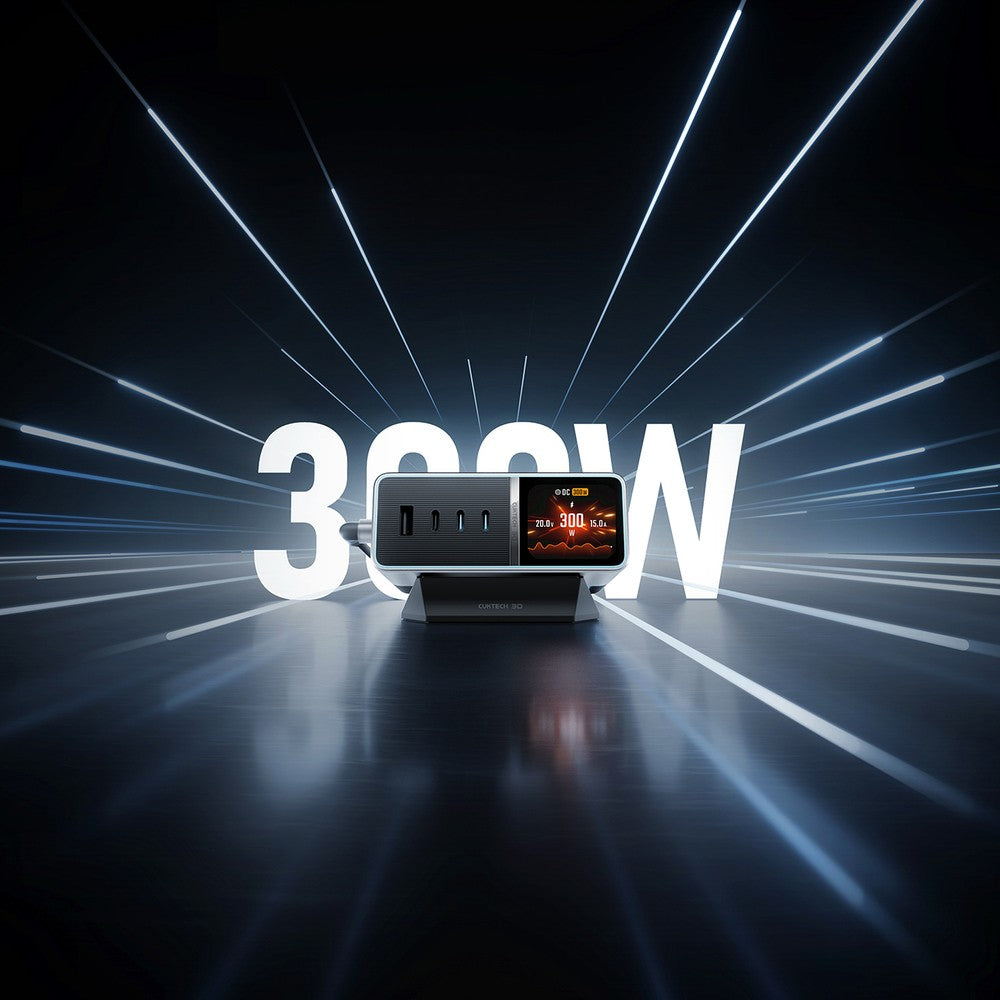 Σταθμός Φόρτισης Cuktech TA3005U 300W 5-in-1 Ασημί | www.lightgear.gr