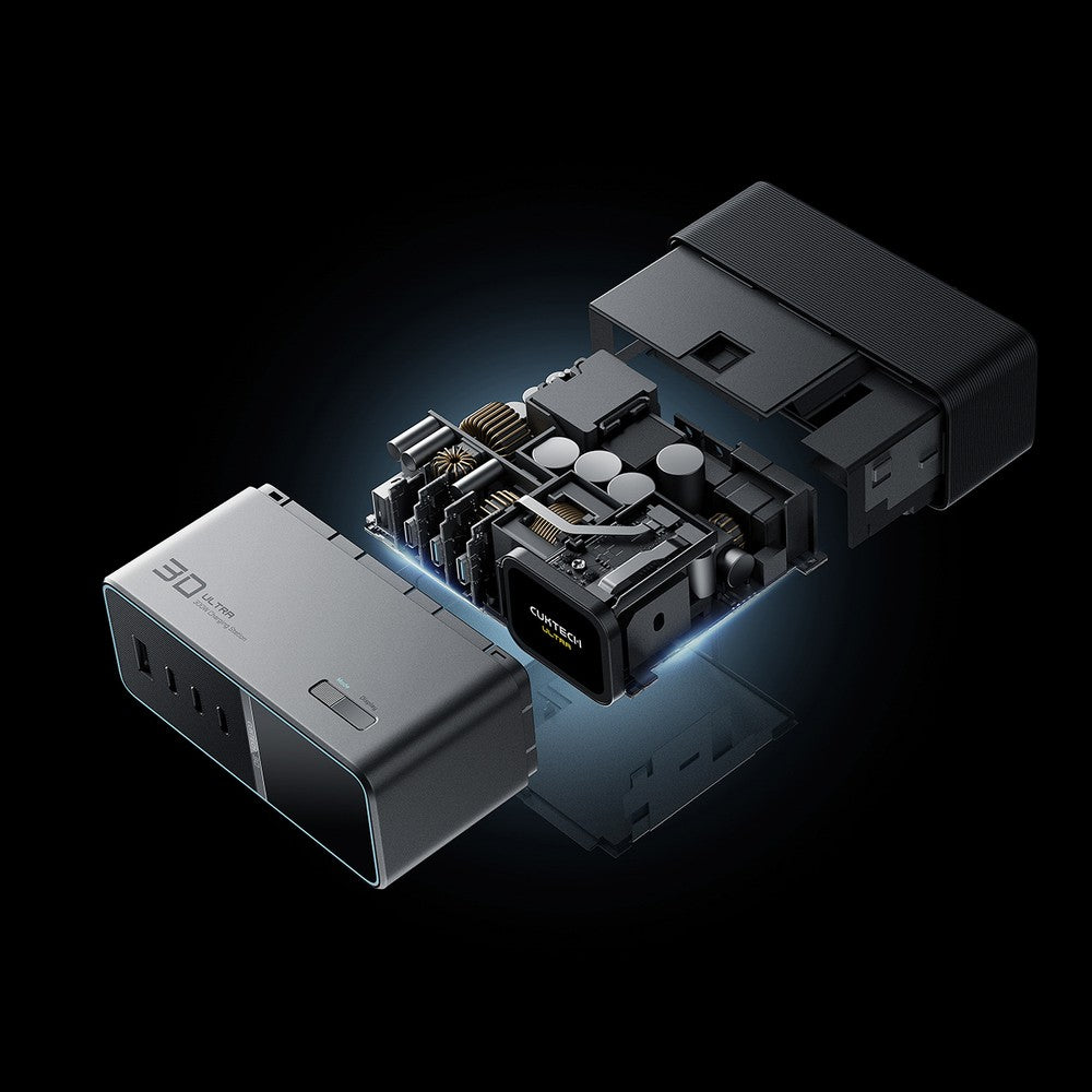 Σταθμός Φόρτισης Cuktech TA3005U 300W 5-in-1 Ασημί | www.lightgear.gr