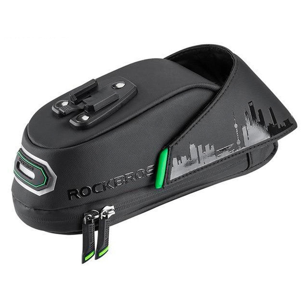 Τσάντα Ποδηλάτου Rockbros C27-1 Μαύρο 1.5lt 12x22x11cm | www.lightgear.gr