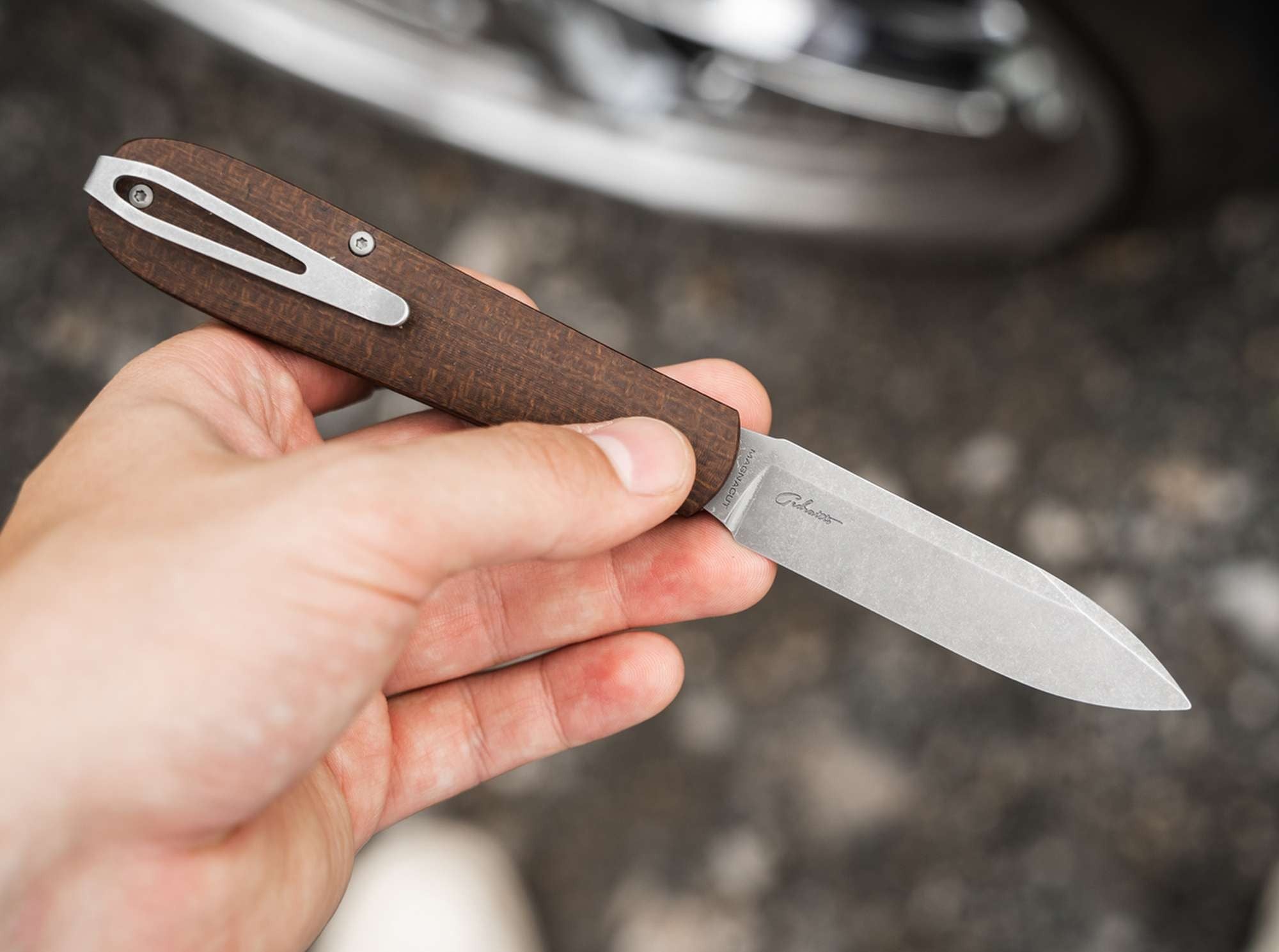 Μαχαίρι Boker Solingen Coffin Burlap Micarta | www.lightgear.gr