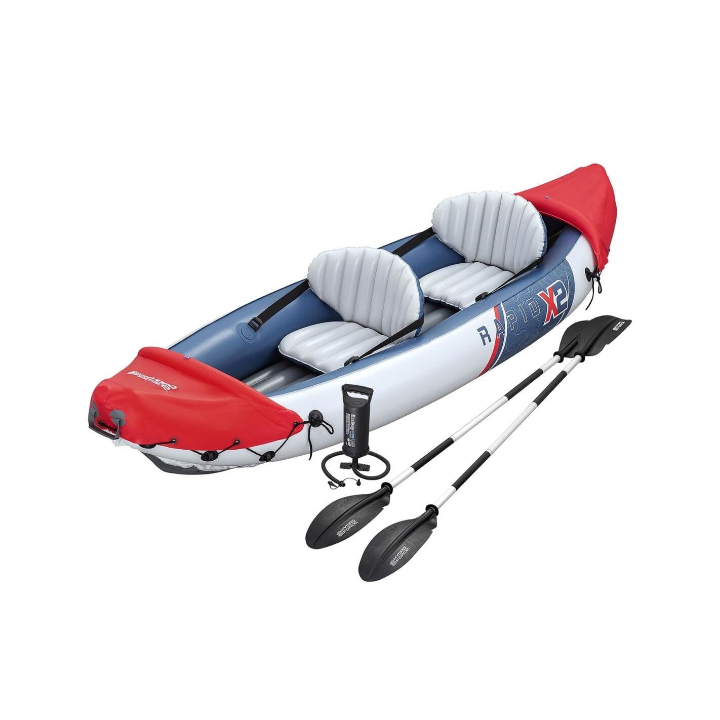 Φουσκωτό Καγιάκ Δύο Ατόμων Hydro-Force Rapid X2 Set Bestway 3,21m 180kg 2 Πτερύγια | www.lightgear.gr
