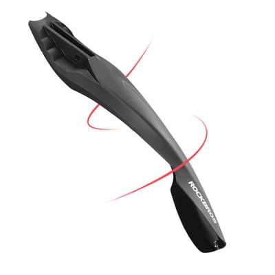 Λασπωτήρας Ποδηλάτου Rockbros DNB8001 με Κόκκινο LED Φως Μαύρο | www.lightgear.gr