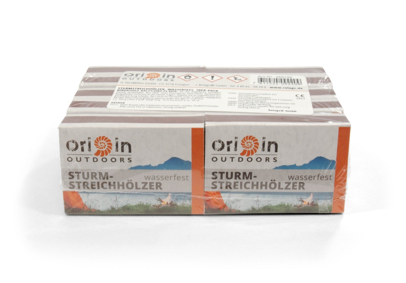 Αδιάβροχα Σπίρτα Θυέλλης Origin Outdoors 10x20τεμ | www.lightgear.gr