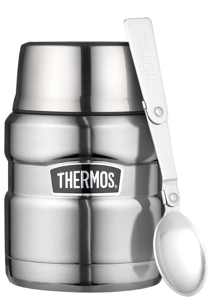 Ανοξείδωτο Θερμός Φαγητού Thermos King 470ml Metal | www.lightgear.gr