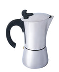 Ανοξείδωτη Καφετιέρα Espresso Basic Nature 6 Φλυτζάνια | www.lightgear.gr