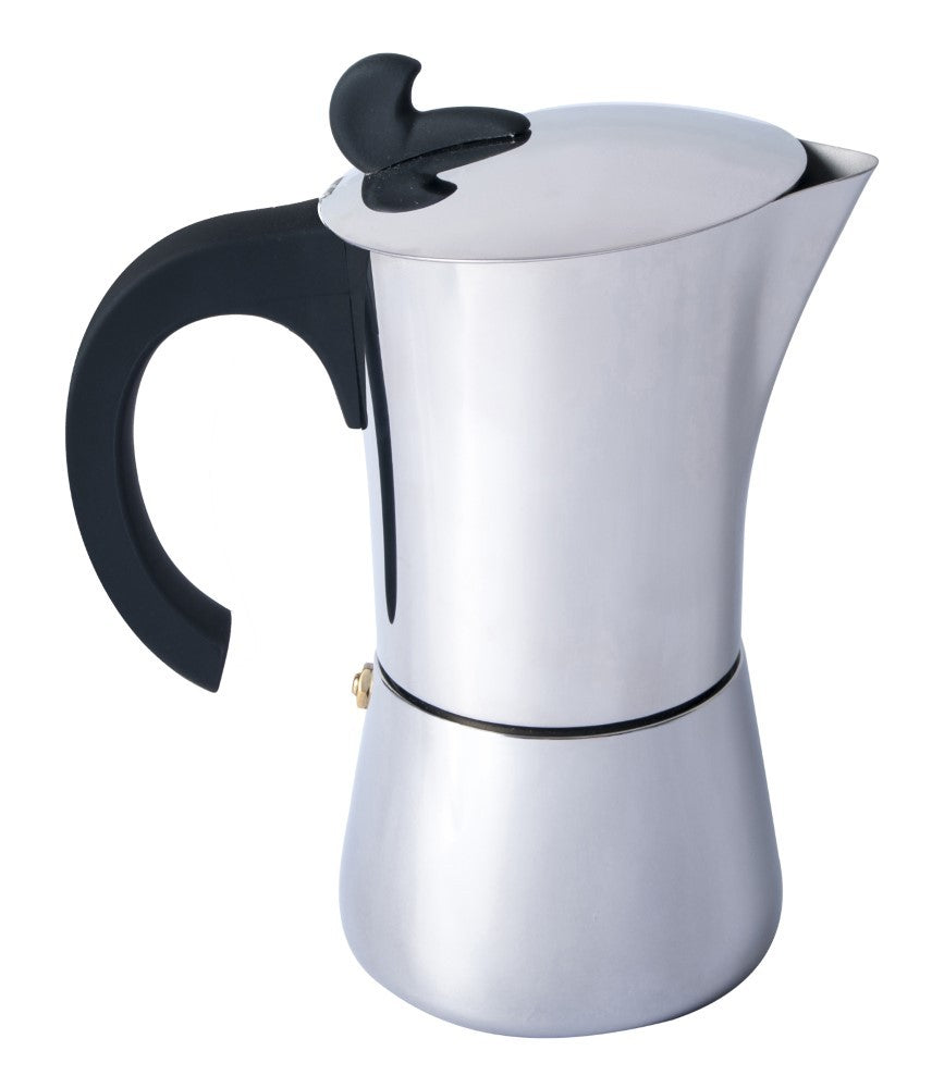 Ανοξείδωτη Καφετιέρα Espresso Basic Nature 9 Φλυτζάνια | www.lightgear.gr