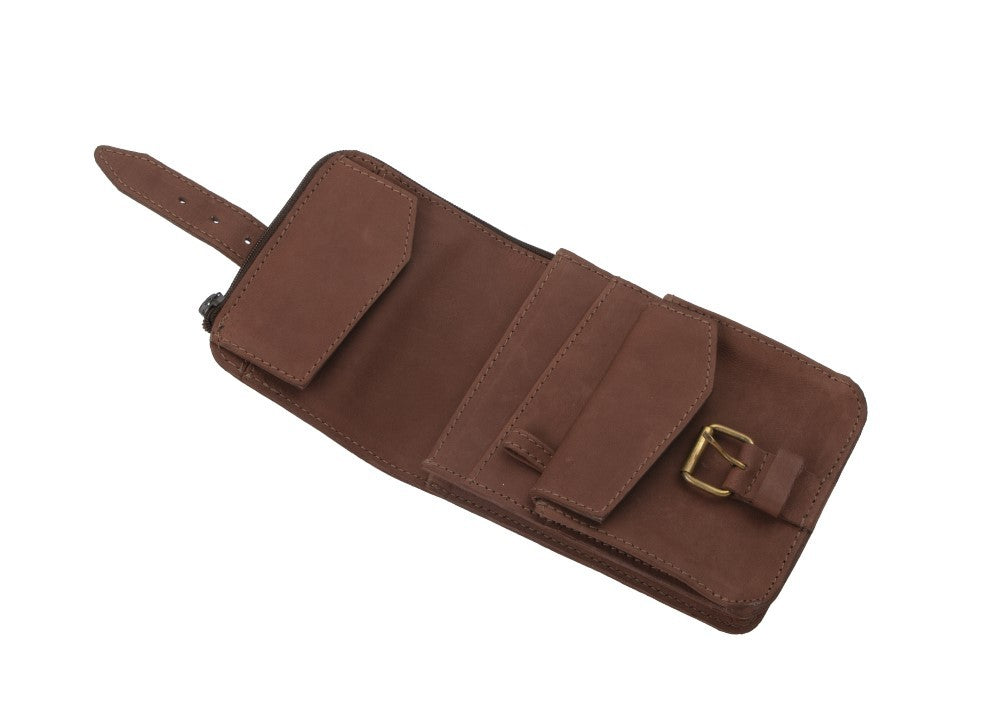 Δερμάτινη Θήκη Ζώνης Belt Safe Καφέ Ανοιχτό | www.lightgear.gr