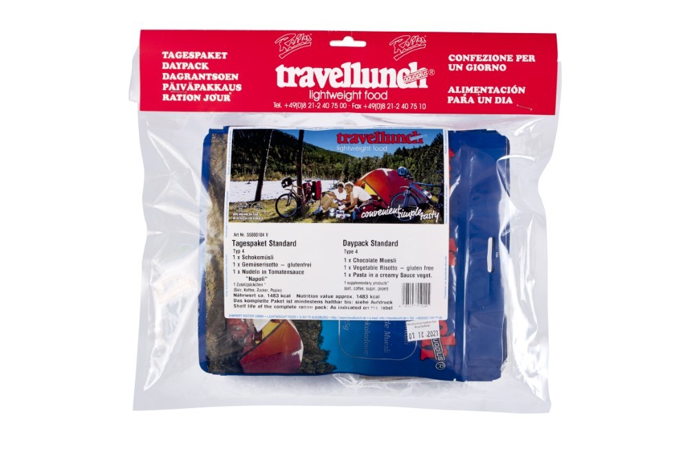 Έτοιμο Φαγητό Ημέρας Travellunch Dayration Extra Vegetarian | www.lightgear.gr