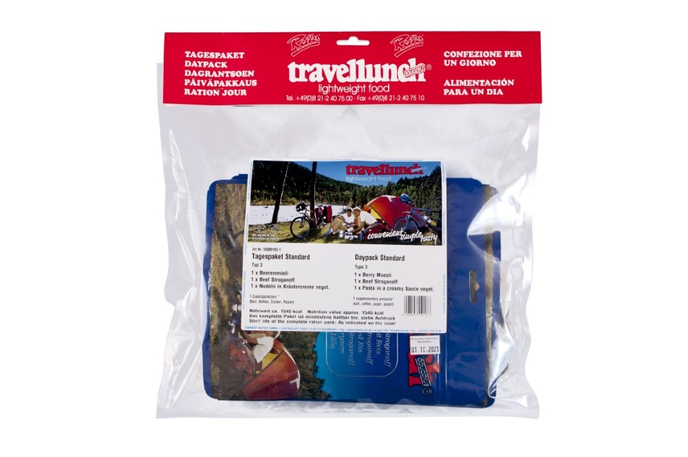 Έτοιμο Φαγητό Ημέρας Travellunch Dayration Extra Standard | www.lightgear.gr