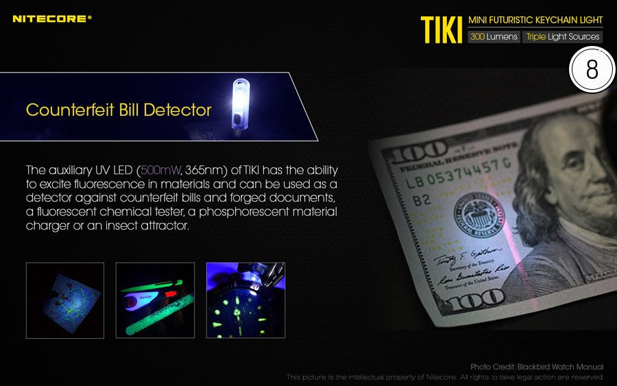 Φακός Nitecore LED TIKI | www.lightgear.gr
