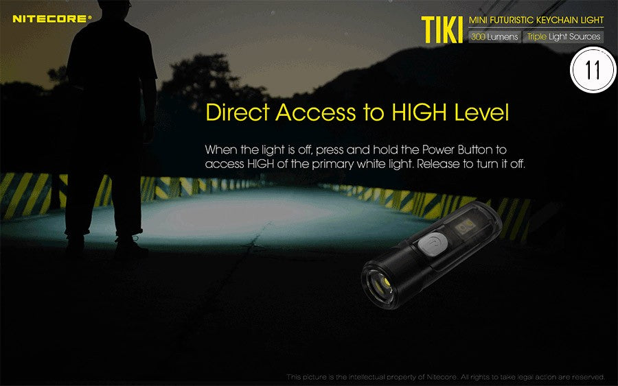 Φακός Nitecore LED TIKI | www.lightgear.gr