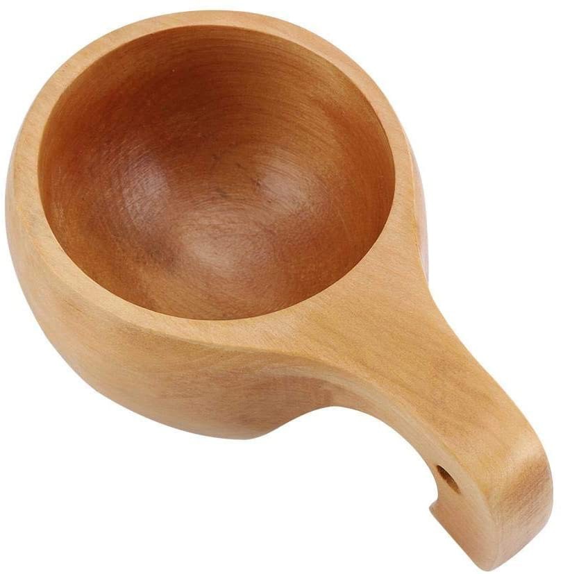 Ξύλινη Κούπα Origin Outdoors Kuksa 200ml Ανοιχτό Χερούλι | www.lightgear.gr