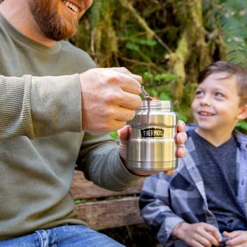 Ανοξείδωτο Θερμός Φαγητού Thermos King 470ml Metal | www.lightgear.gr