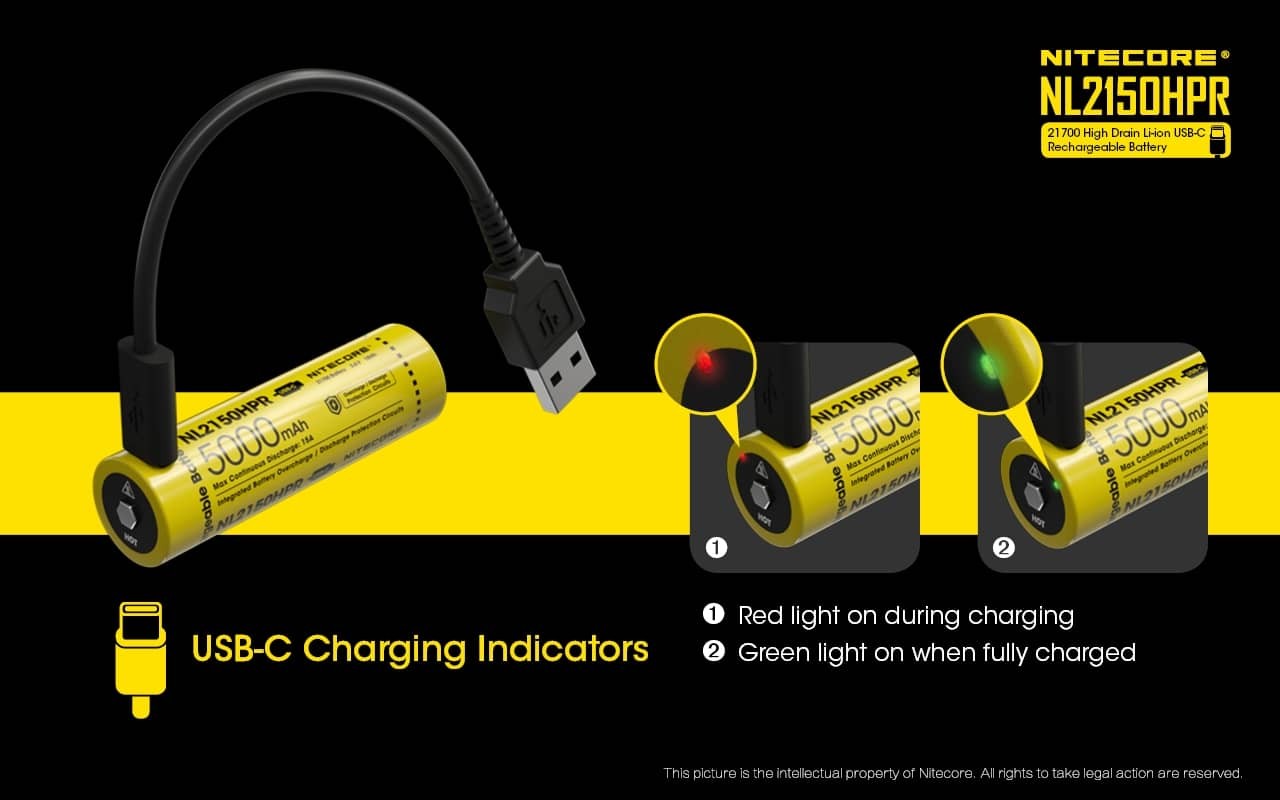 Επαναφορτιζόμενη Μπαταρία Nitecore NL2150HPR 5000mAh 3,6V | www.lightgear.gr