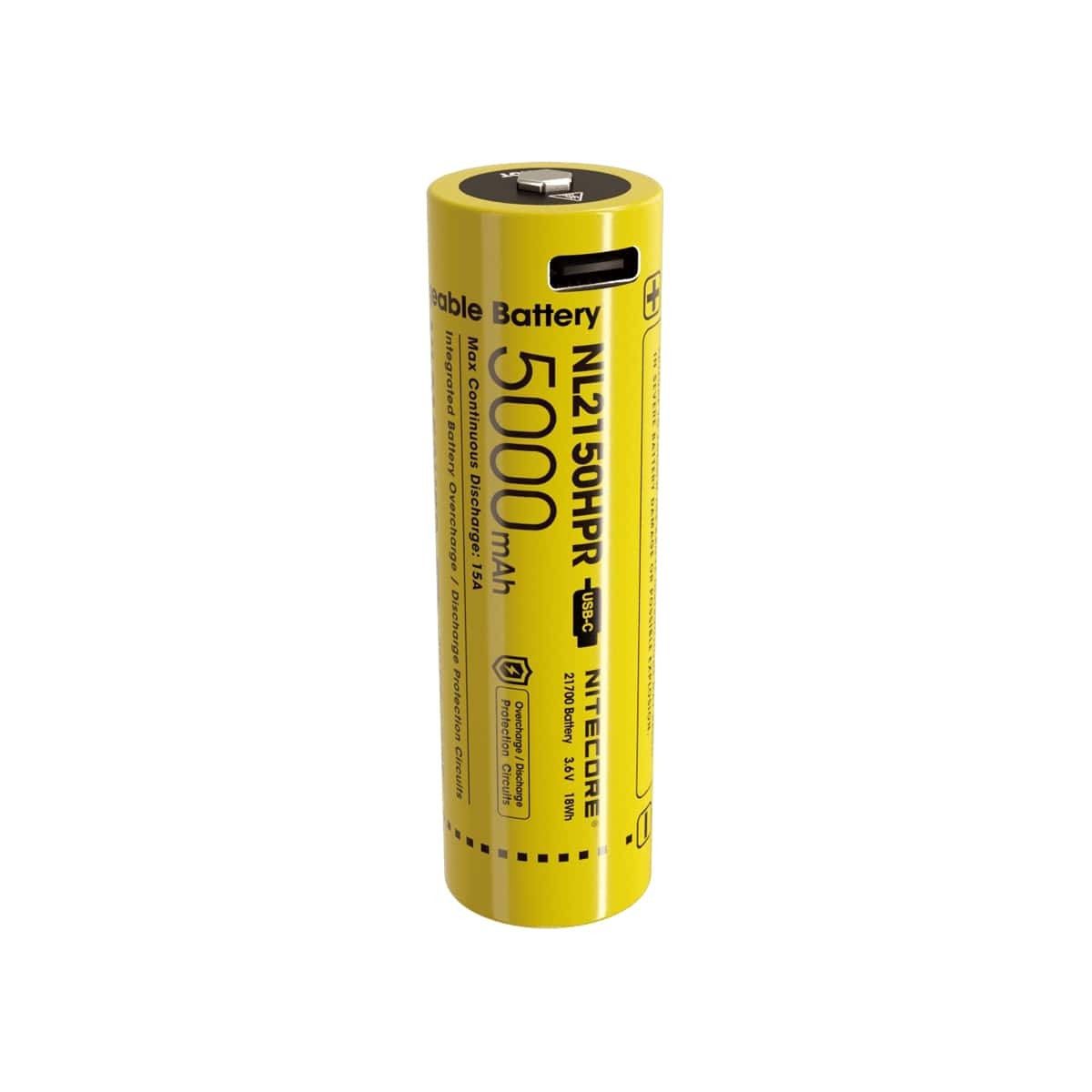 Επαναφορτιζόμενη Μπαταρία Nitecore NL2150HPR 5000mAh 3,6V | www.lightgear.gr