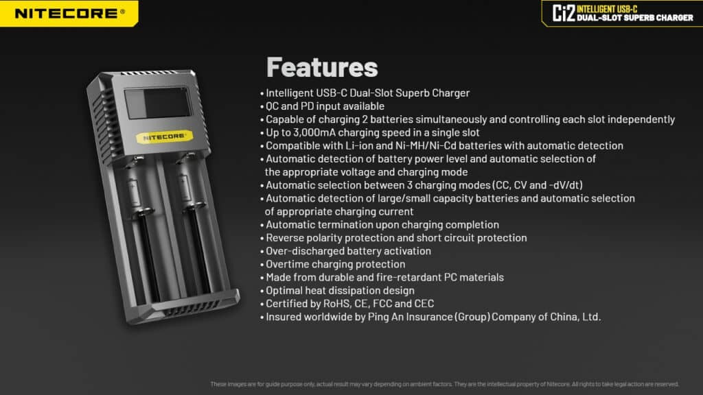 Φορτιστής Nitecore Ci2 | www.lightgear.gr
