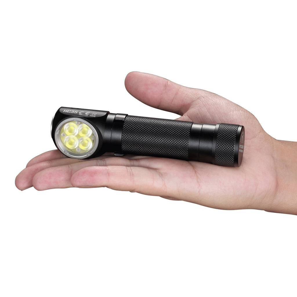 Επαναφορτιζόμενος Φακός Κεφαλής Nitecore HC35 | www.lightgear.gr