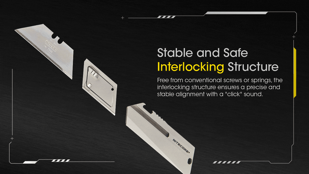 Nitecore NTK09 Titanium Utility EDC Knife | www.lightgear.gr