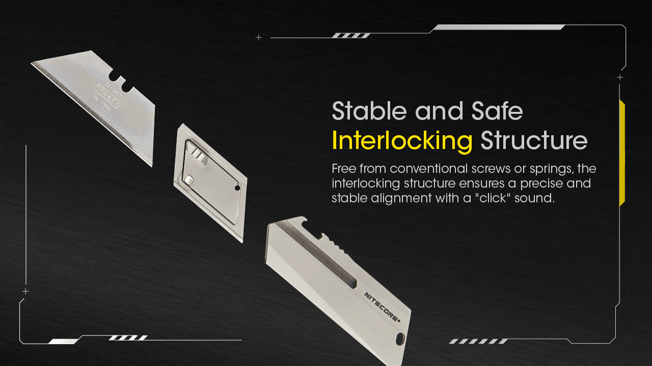 Nitecore NTK09 Titanium Utility EDC Knife | www.lightgear.gr