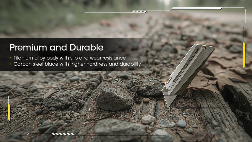 Nitecore NTK09 Titanium Utility EDC Knife | www.lightgear.gr
