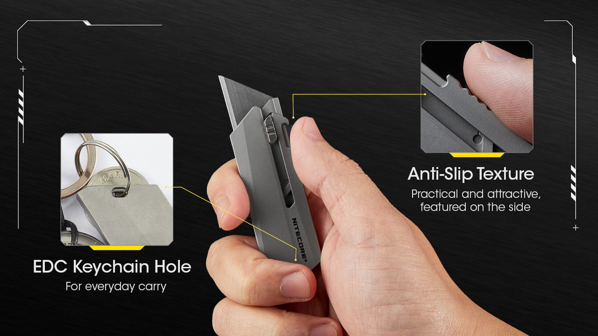 Nitecore NTK09 Titanium Utility EDC Knife | www.lightgear.gr