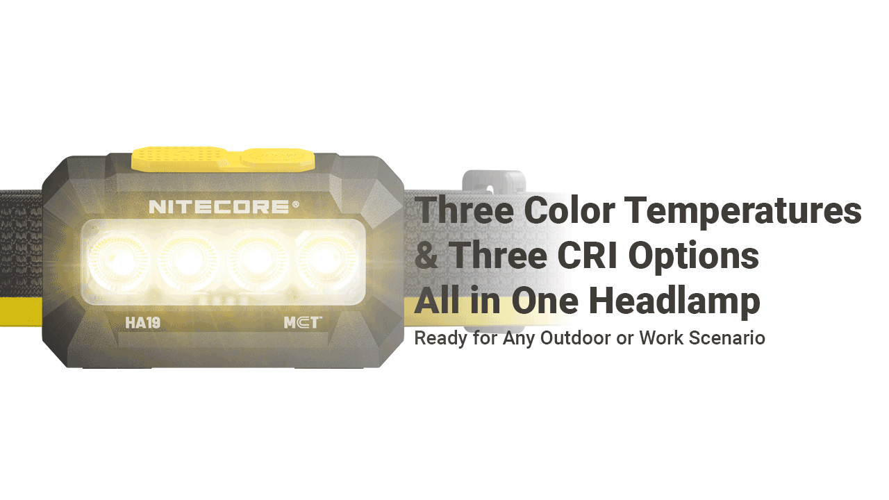 Φακός Κεφαλής Nitecore HA19 LED 600 Lumens MCT & RGB