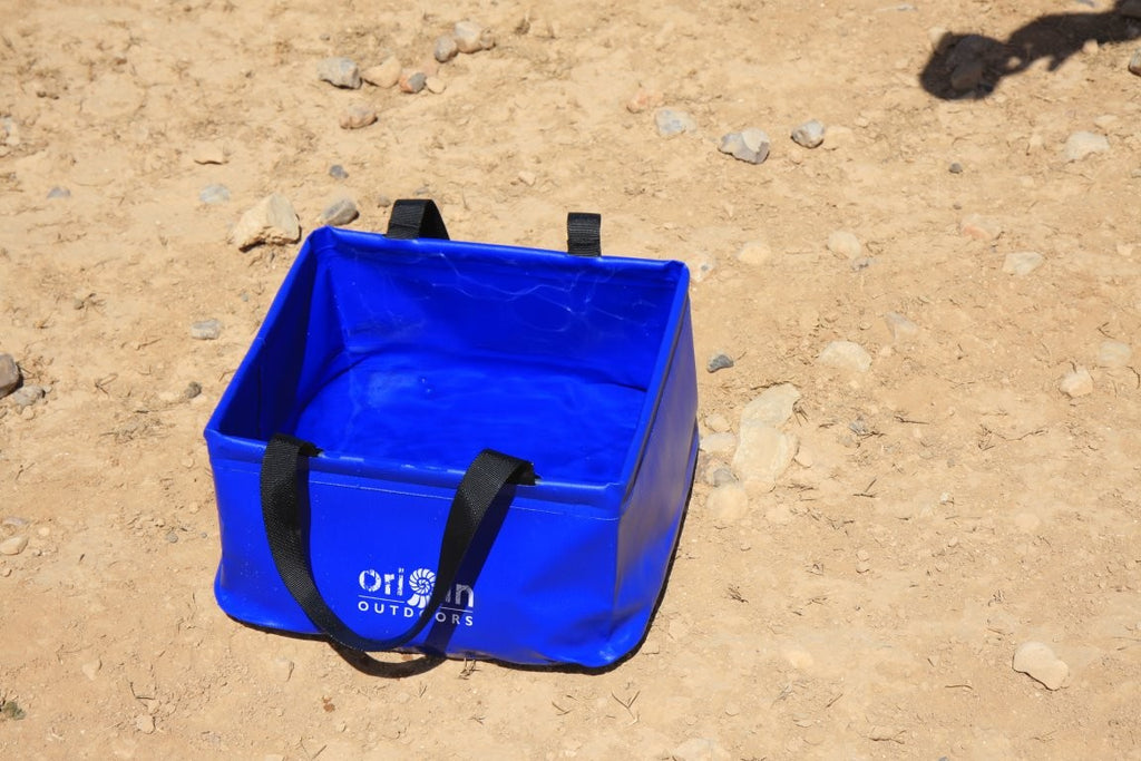 Πτυσσόμενος Κουβάς Origin Outdoors Ορθογώνιος 15lt | www.lightgear.gr