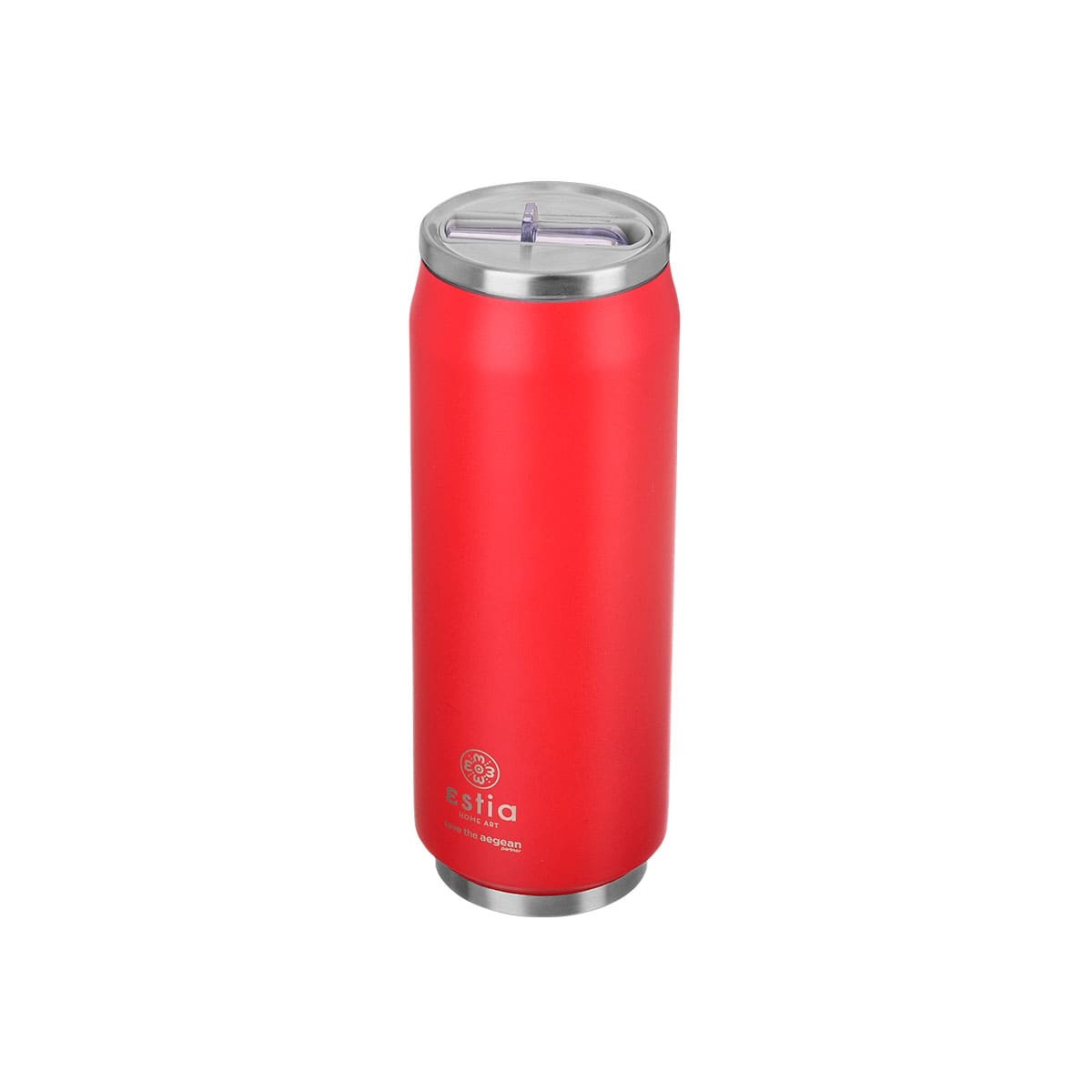 Ανοξείδωτο Θερμός με Καλαμάκι Estia Save the Aegean 500ml | www.lightgear.gr
