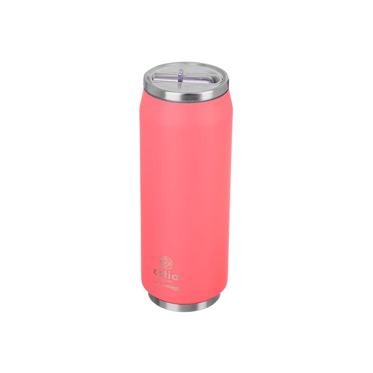 Ανοξείδωτο Θερμός με Καλαμάκι Estia Save the Aegean 500ml | www.lightgear.gr