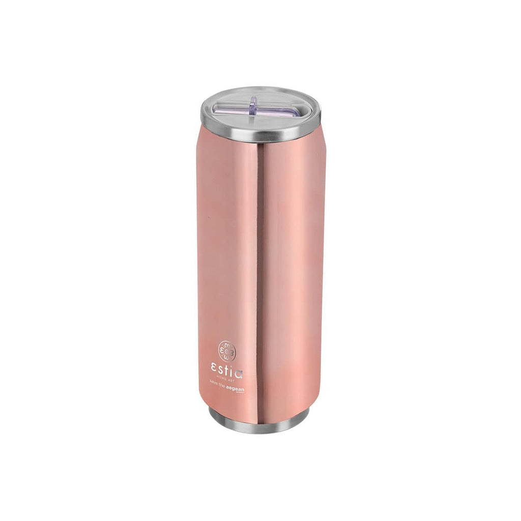 Ανοξείδωτο Θερμός με Καλαμάκι Estia Save the Aegean 500ml | www.lightgear.gr