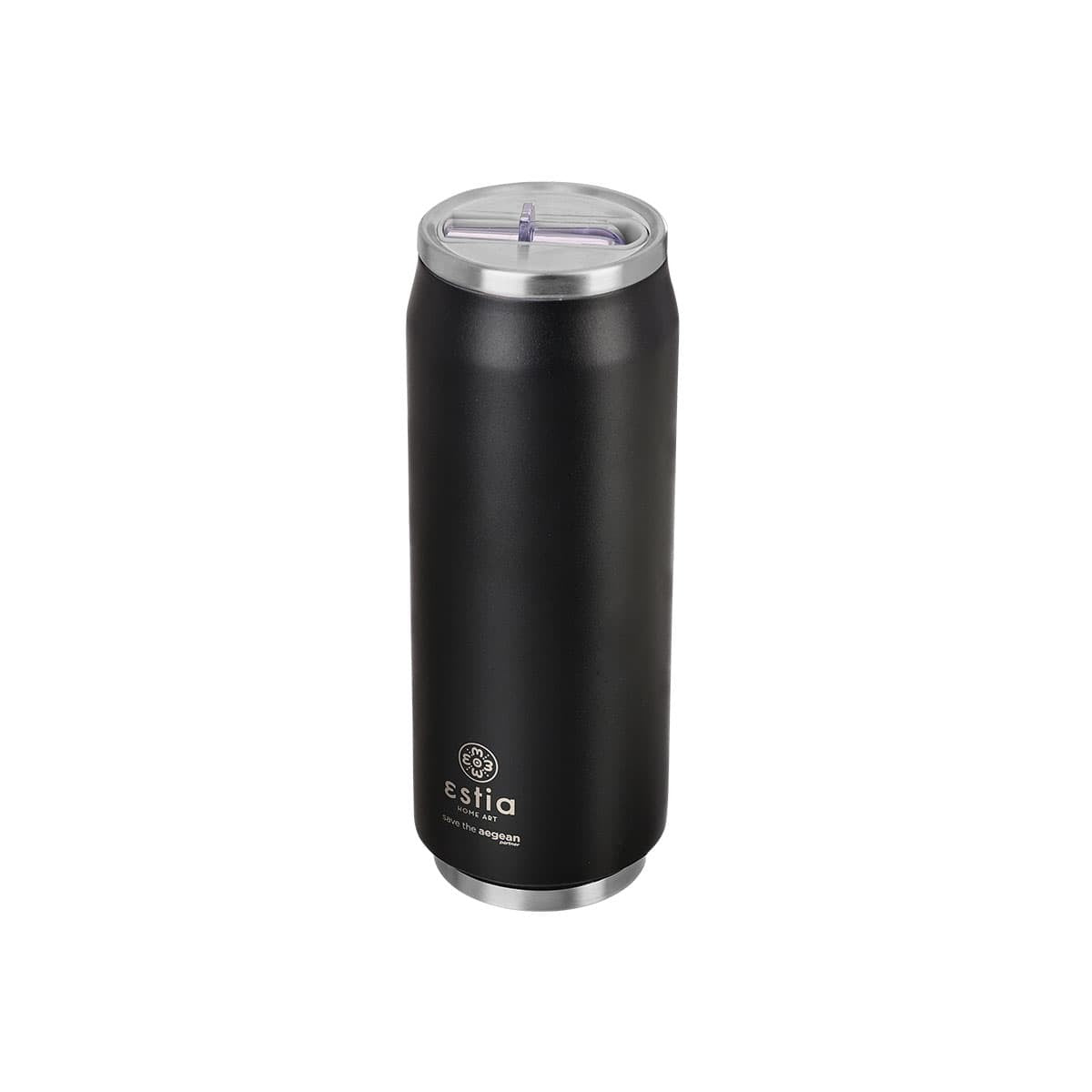 Ανοξείδωτο Θερμός με Καλαμάκι Estia Save the Aegean 500ml | www.lightgear.gr