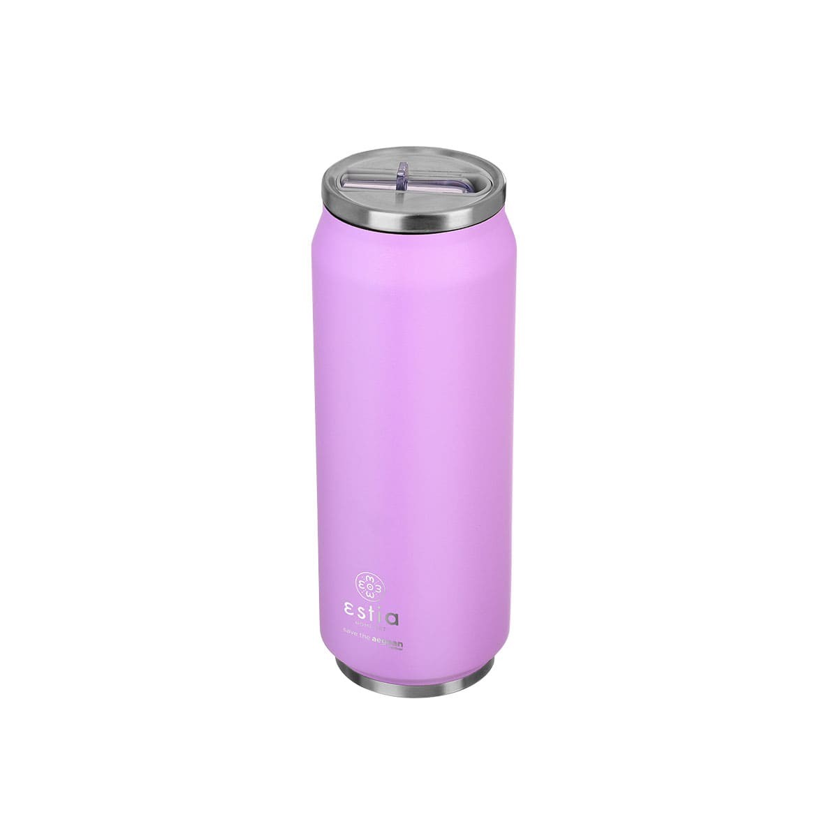 Ανοξείδωτο Θερμός με Καλαμάκι Estia Save the Aegean 500ml | www.lightgear.gr