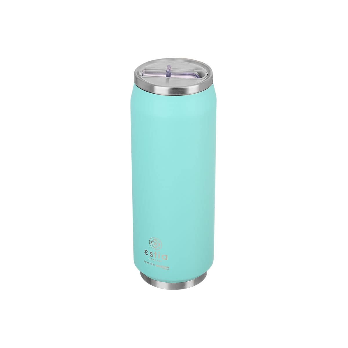 Ανοξείδωτο Θερμός με Καλαμάκι Estia Save the Aegean 500ml | www.lightgear.gr