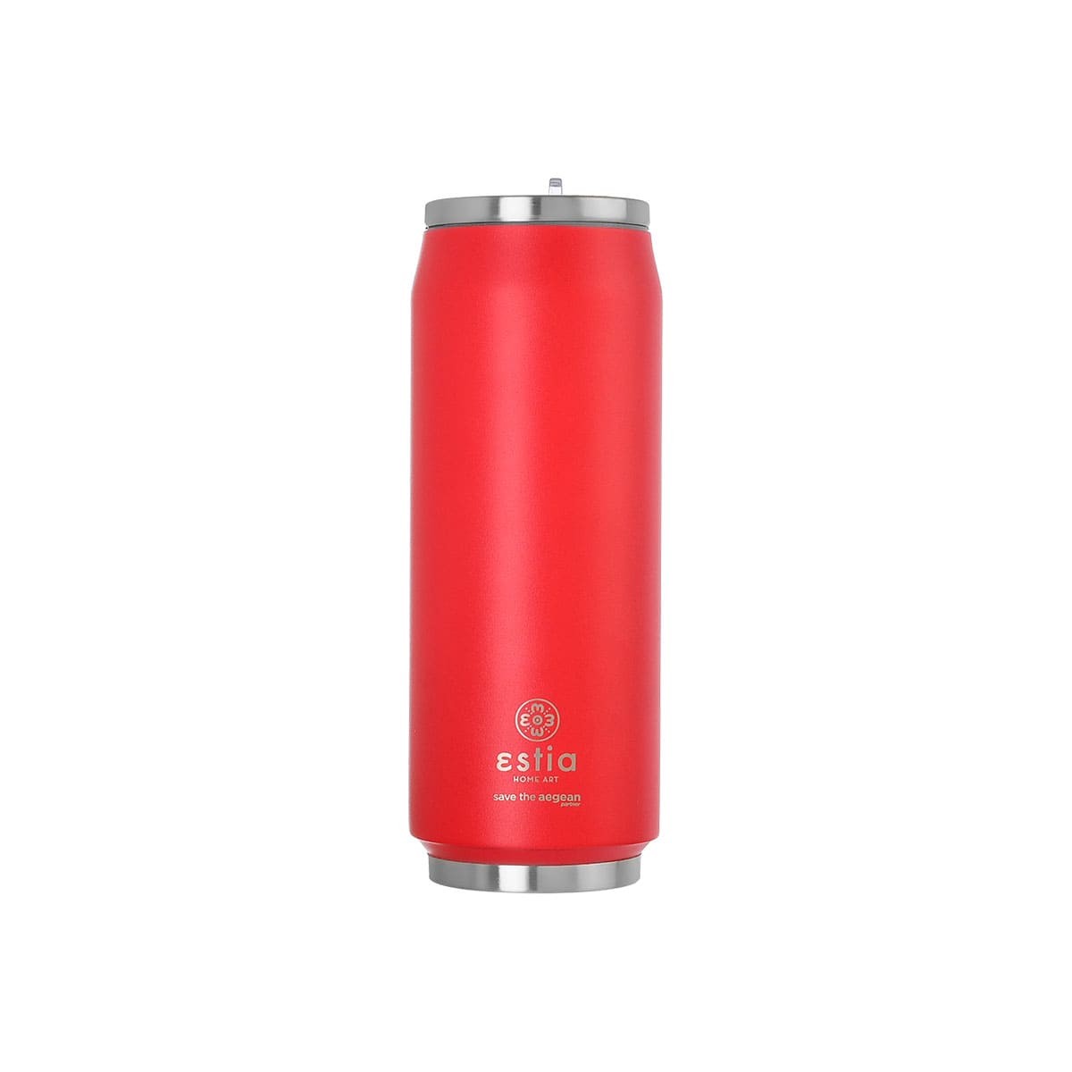 Ανοξείδωτο Θερμός με Καλαμάκι Estia Save the Aegean 500ml | www.lightgear.gr