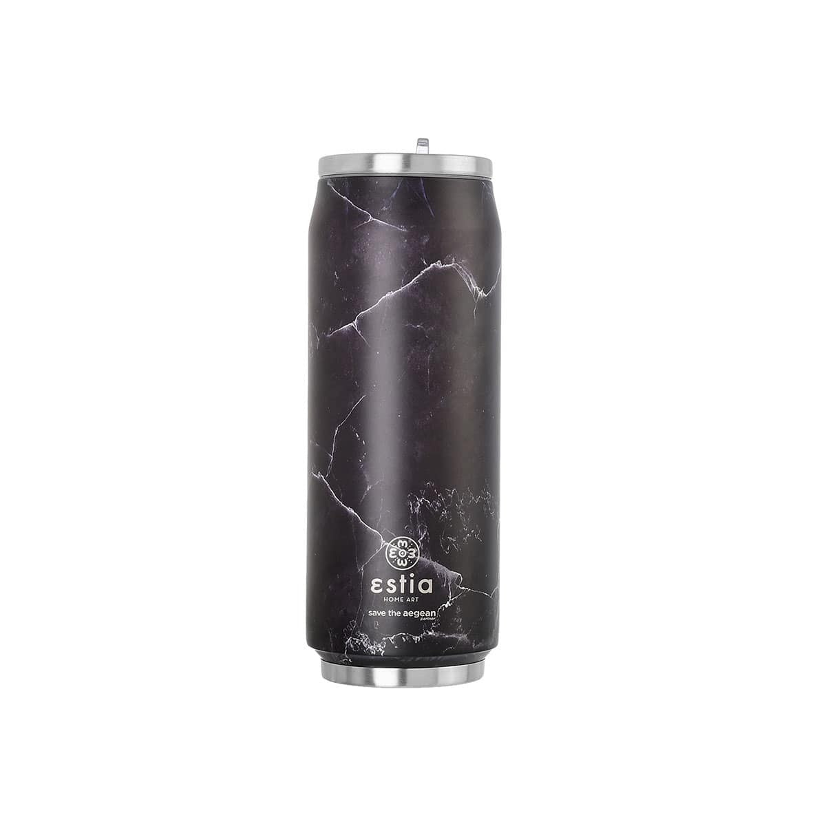Ανοξείδωτο Θερμός με Καλαμάκι Estia Save the Aegean 500ml | www.lightgear.gr