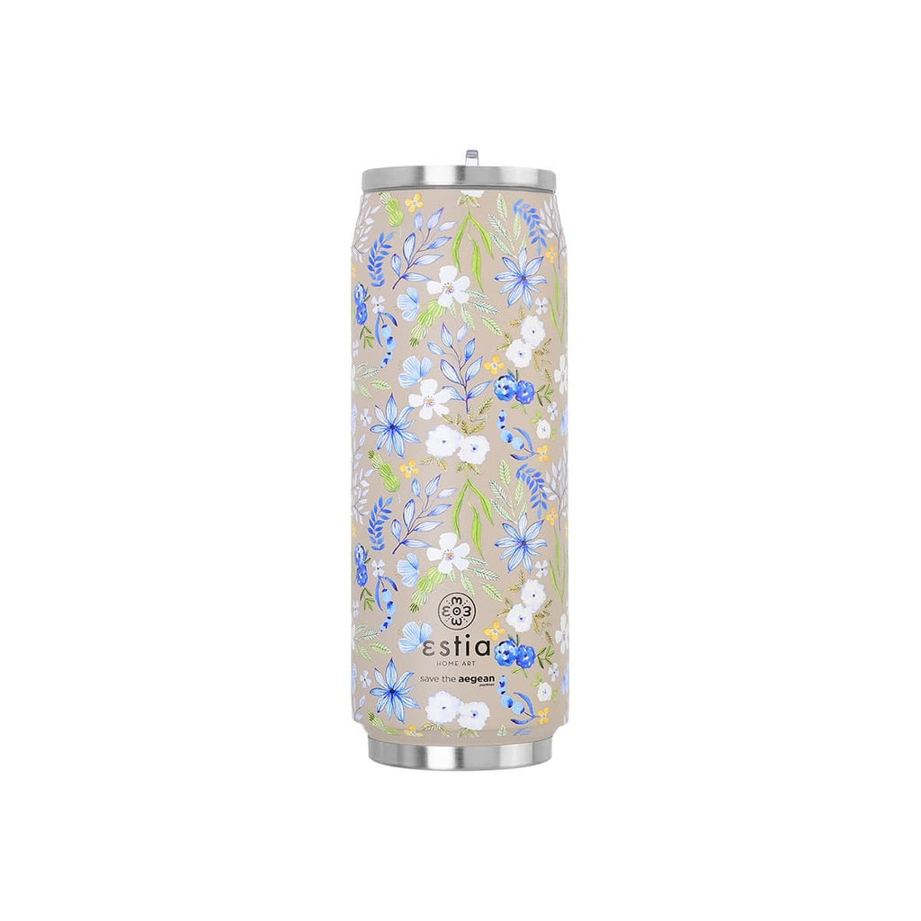 Ανοξείδωτο Θερμός με Καλαμάκι Estia Save the Aegean 500ml | www.lightgear.gr