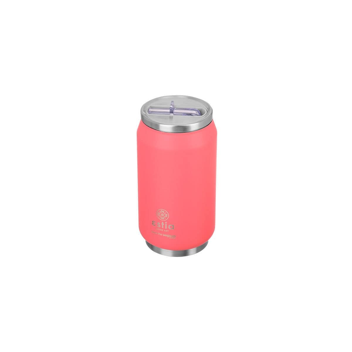 Ανοξείδωτο Θερμός με Καλαμάκι Estia Save the Aegean 300ml | www.lightgear.gr