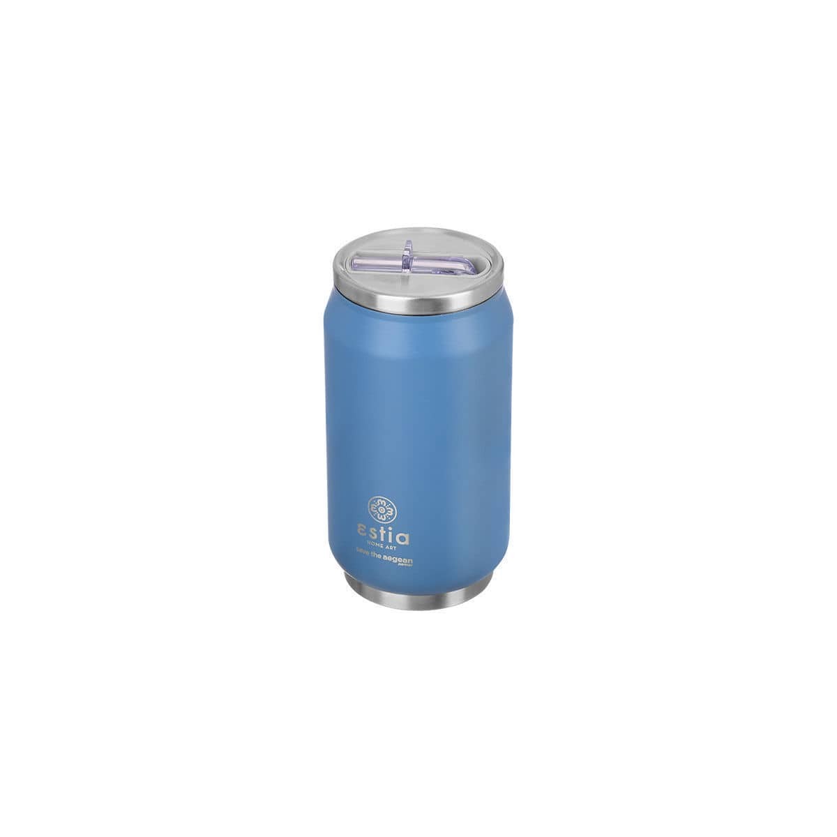 Ανοξείδωτο Θερμός με Καλαμάκι Estia Save the Aegean 300ml | www.lightgear.gr