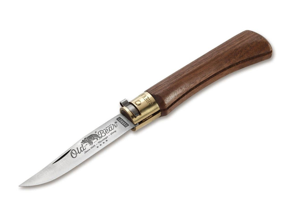 Σουγιάς Old Bear Walnut Carbon Steel L | www.lightgear.gr