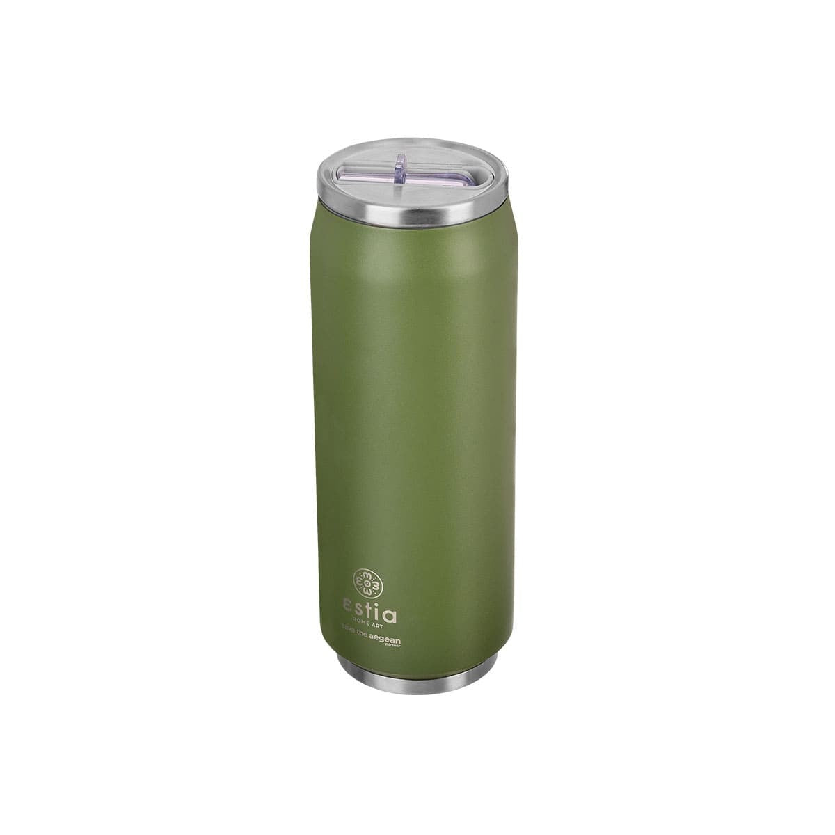 Ανοξείδωτο Θερμός με Καλαμάκι Estia Save the Aegean 500ml | www.lightgear.gr