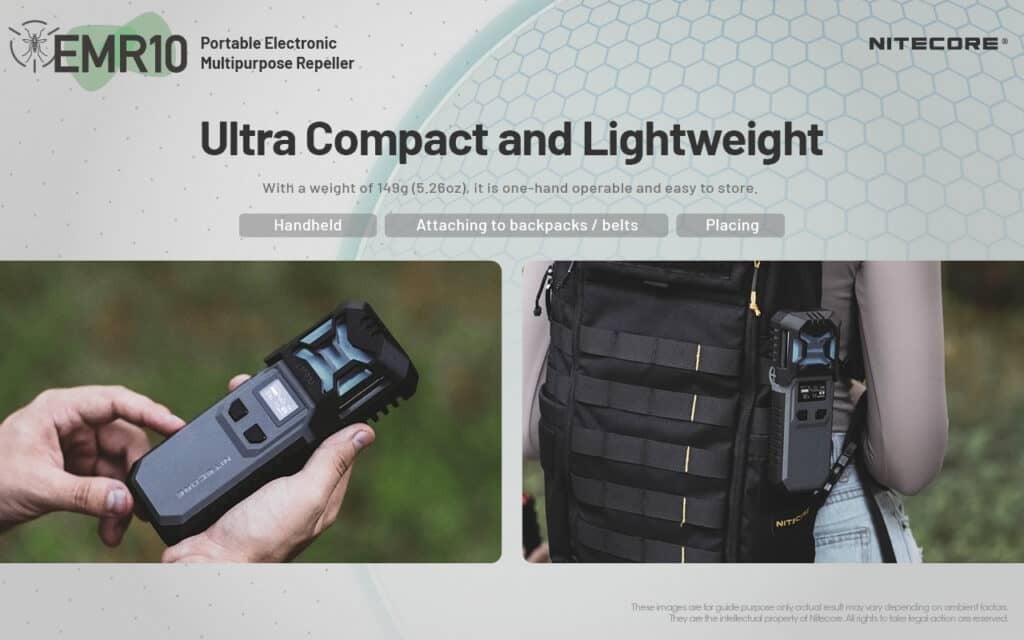 Απωθητής Εντόμων Nitecore EMR10 | www.lightgear.gr