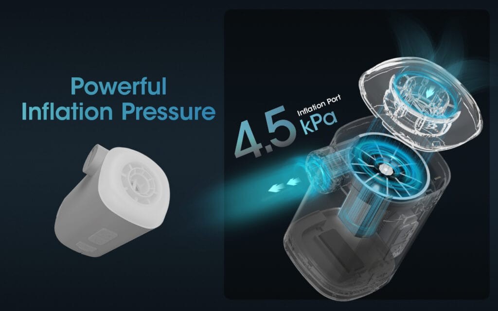 Ηλεκτρική Επαναφορτιζόμενη Τρόμπα Nitecore AP10 | www.lightgear.gr