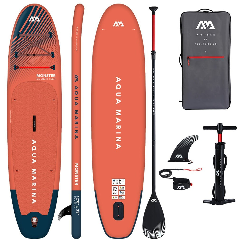 Φουσκωτή Σανίδα SUP 3,65m Aqua Marina Monster 12’0” | www.lightgear.gr