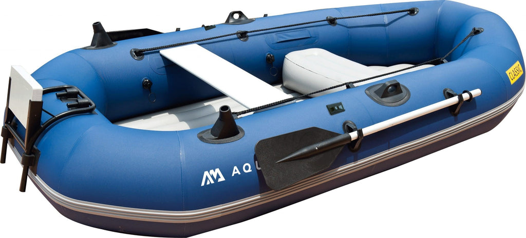 Φουσκωτή Βάρκα 3 Ατόμων με Κουπιά & Τρόμπα Aqua Marina Classic 300x134cm | www.lightgear.gr