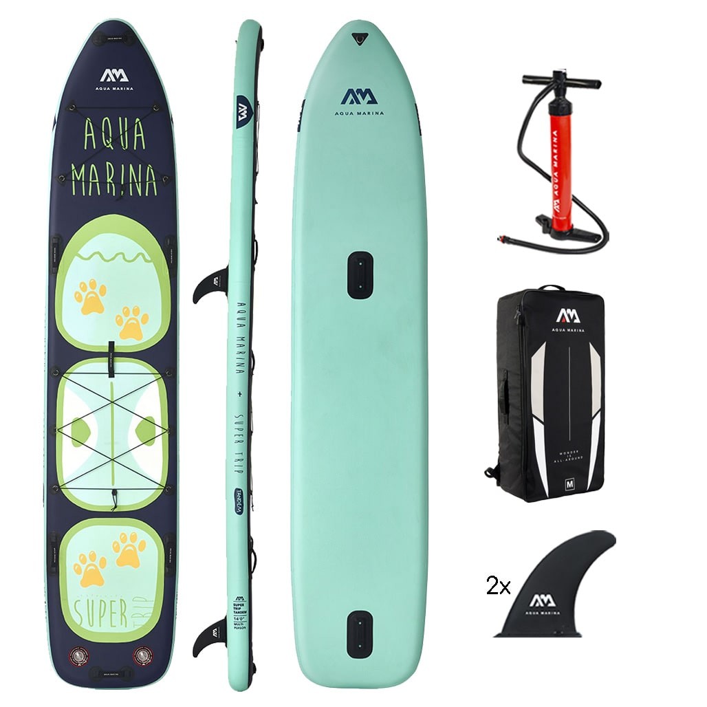 Φουσκωτή Σανίδα SUP 4,25m Aqua Marina Super Trip Tandem 14’0” | www.lightgear.gr